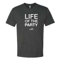 Men's Life of the Party Charcoal Crew