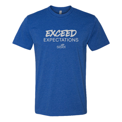 Men's Exceed Expectations Blue Crew