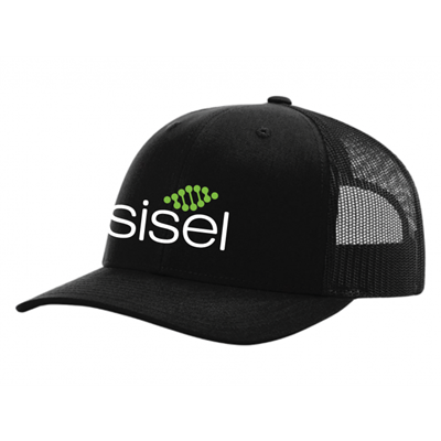Sisel Black Trucker Hat